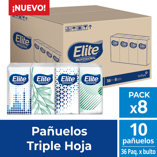 Pack Caja de 36 paquetes de Pañuelos Triple Hoja