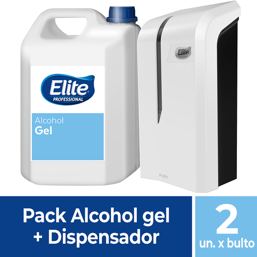 Pack Alcohol granel 5lt + Dispensador de Jabon y Alcohol rellenable