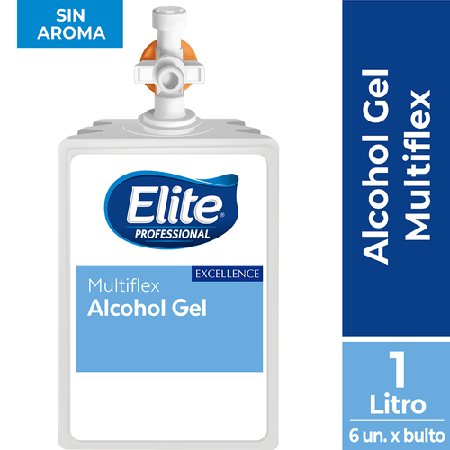 Alcohol Multiflex Gel 1 Un 1 litro Elite Professional