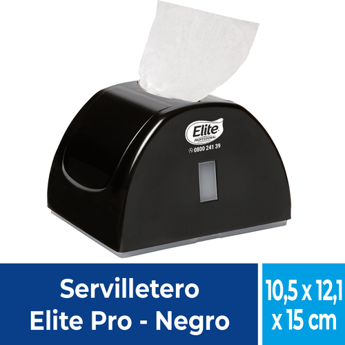 Dispensador De Servilletas Interfoliada Negro 1 Un