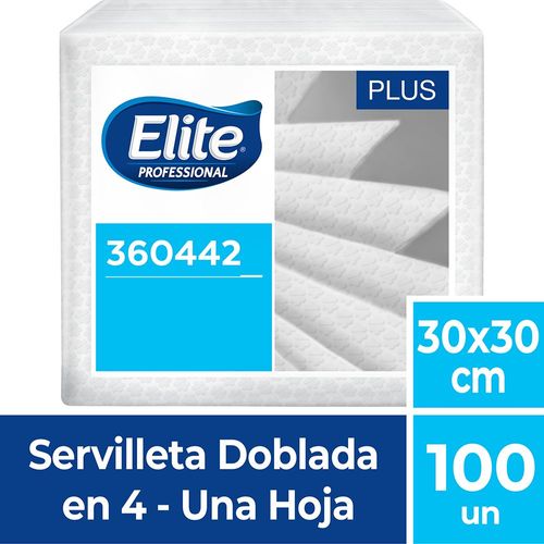 Servilleta Doblada Plus Una Hoja 100 Un Elite Professional